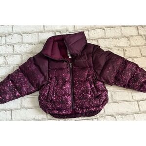 COLUMBIA x DISNEY FROZEN II GIRLS PURPLE OMBRÉ PUFFER JACKET SIZE XXS 4/5